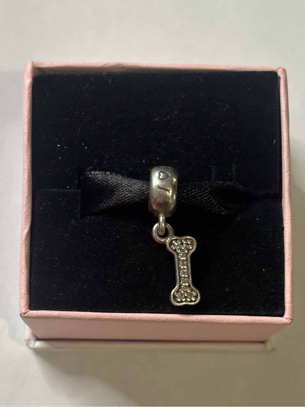Pandora Sterling Silver My Dog Bone CZ Dangle Charm 791262CZ